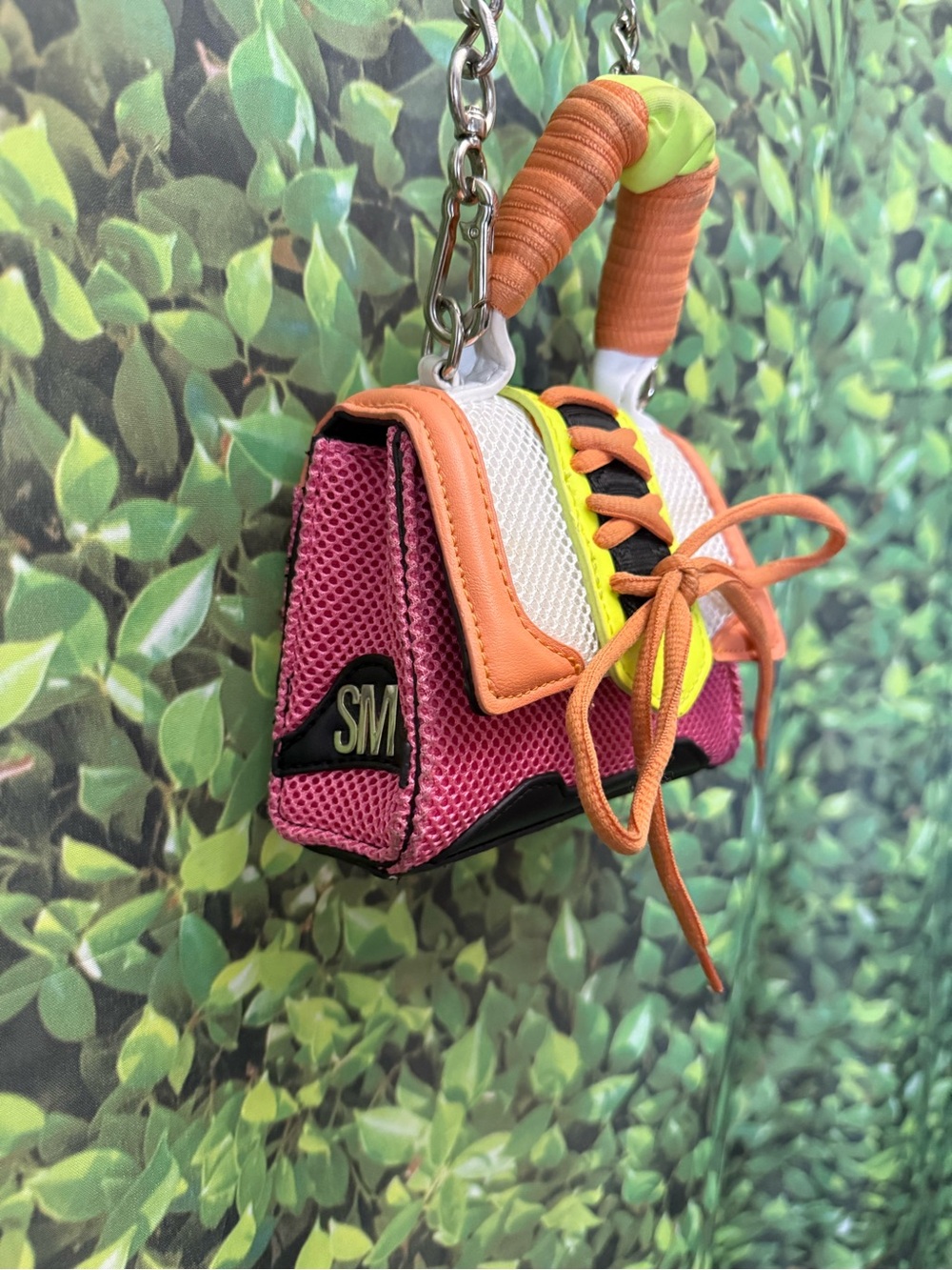 Steve Madden Orange, Pink & Lime Mini Crossbody Bag - Picture 6 of 11